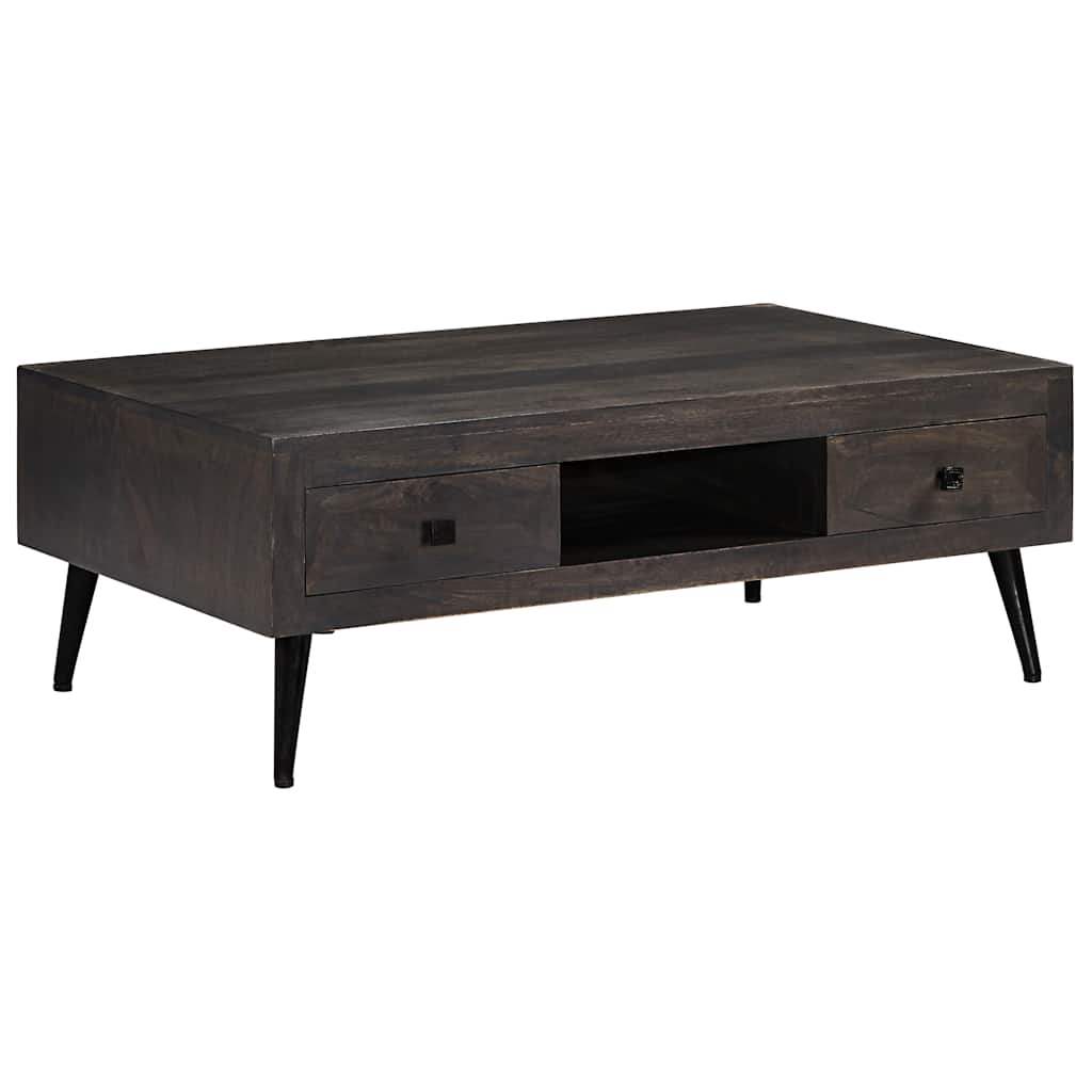 vidaXL Couchtisch Massivholz Mango 100x60x35 cm