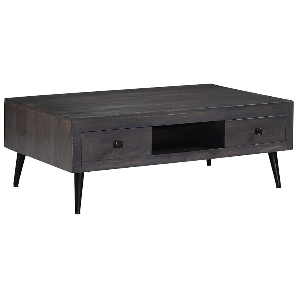vidaXL Couchtisch Massivholz Mango 100x60x35 cm