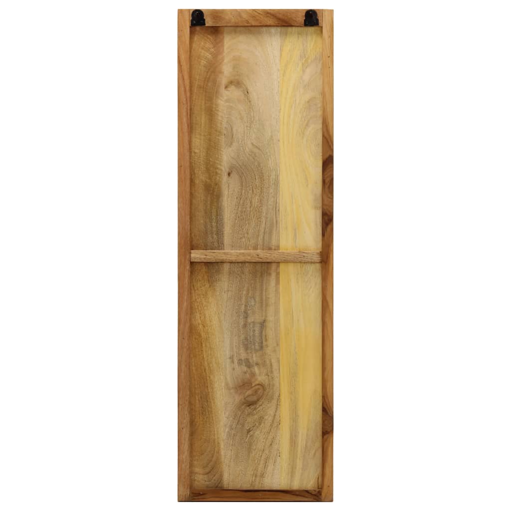vidaXL Wandgarderobe 2 Stk. Mangoholz Massiv 36x110x3 cm