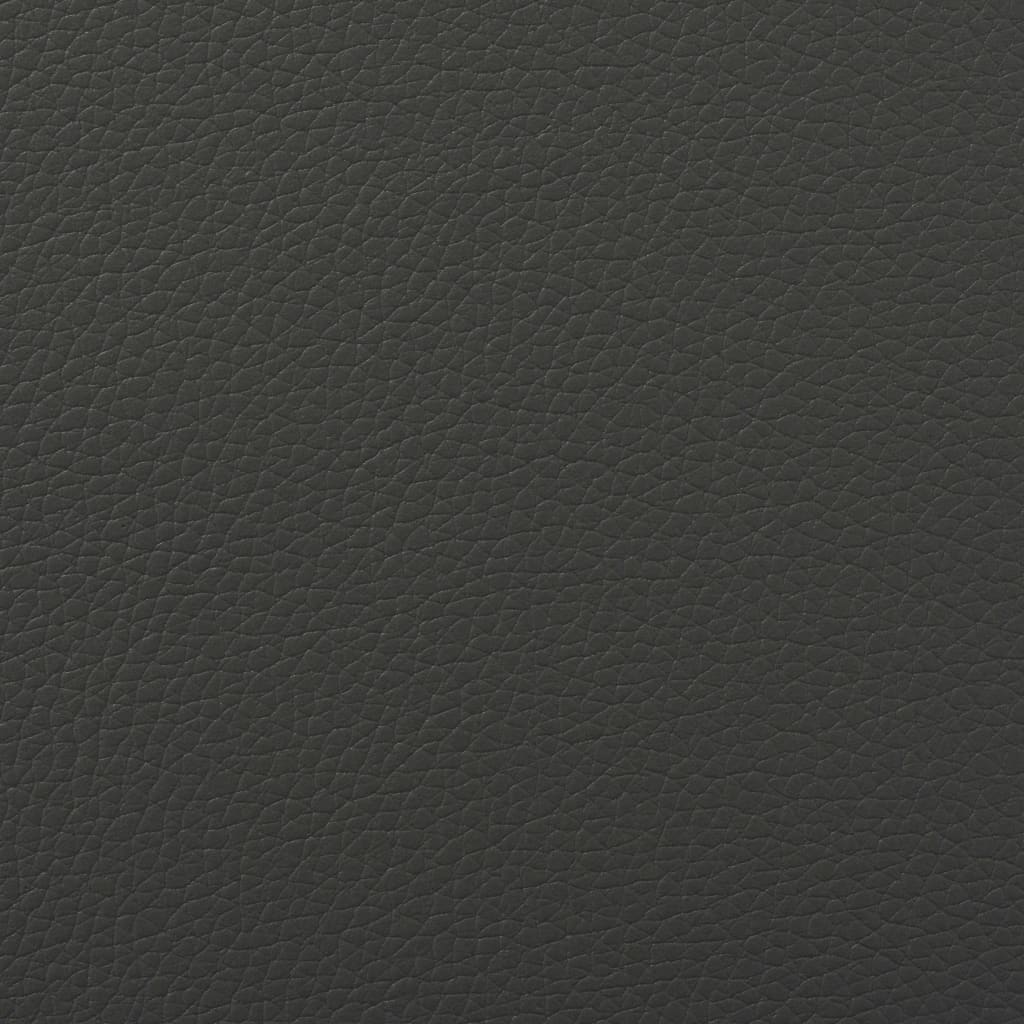 vidaXL Esszimmerstühle 2 Stk. Grau Kunstleder