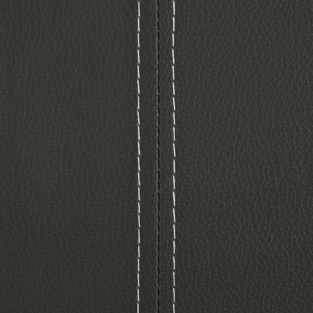 vidaXL Freischwinger 2 Stk. Grau Kunstleder