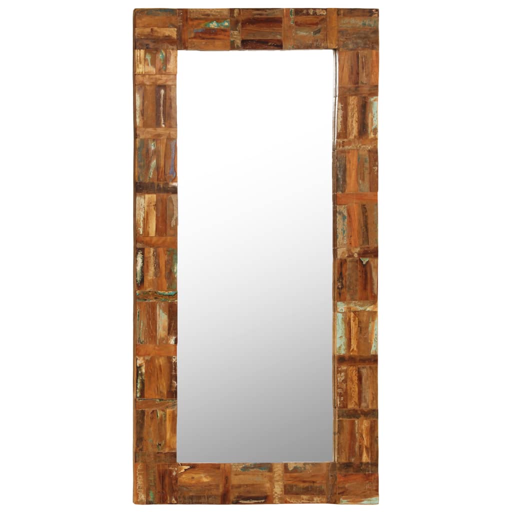 Wandspiegel Altholz Massiv 60x60 cm