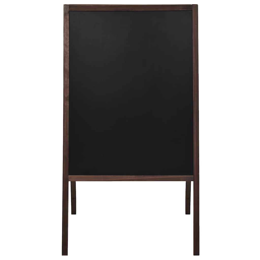 vidaXL Tafel Kundenstopper Doppelseitig Zedernholz Freistehend 60×80cm