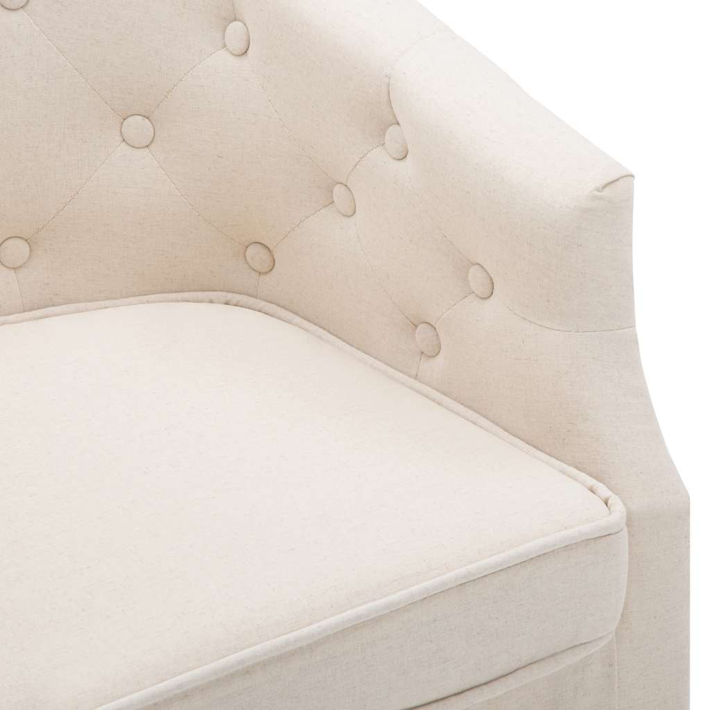 vidaXL Sessel Beige Stoff