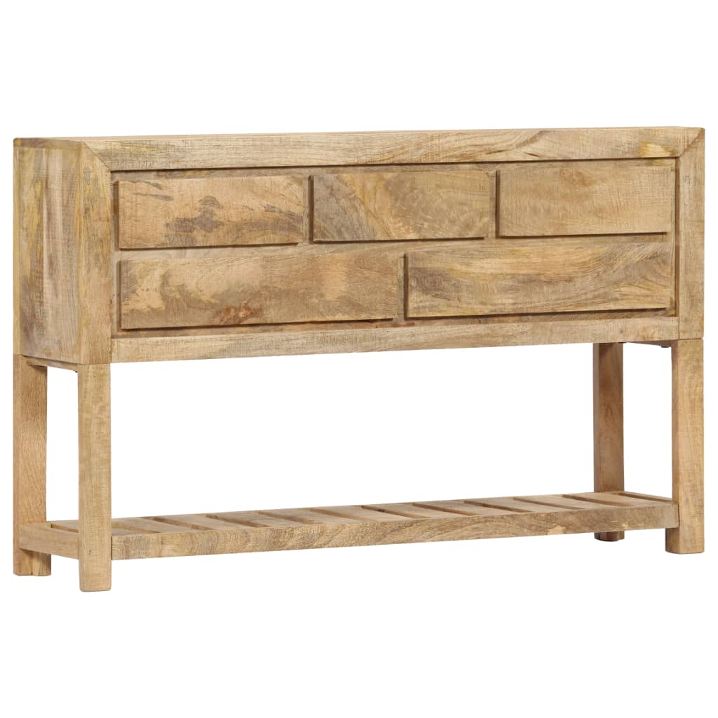 vidaXL Sideboard 120x30x75 cm Altholz Massiv