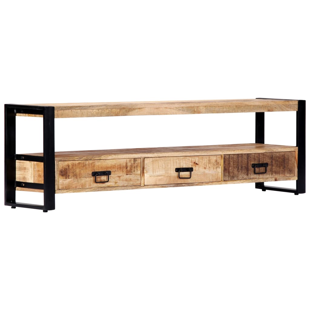 vidaXL TV-Schrank 150 x 30 x 45 cm Massivholz Mango