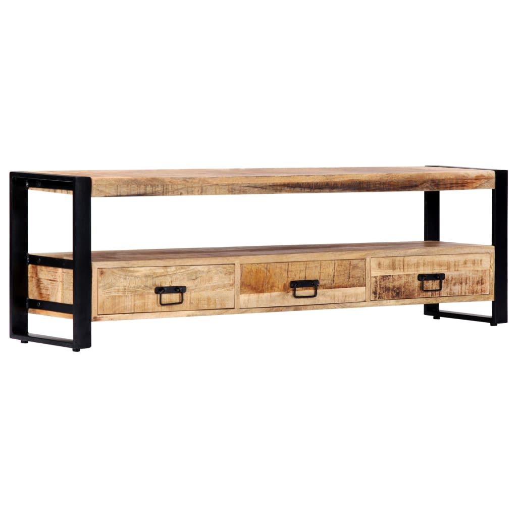 vidaXL TV-Schrank 150 x 30 x 45 cm Massivholz Mango
