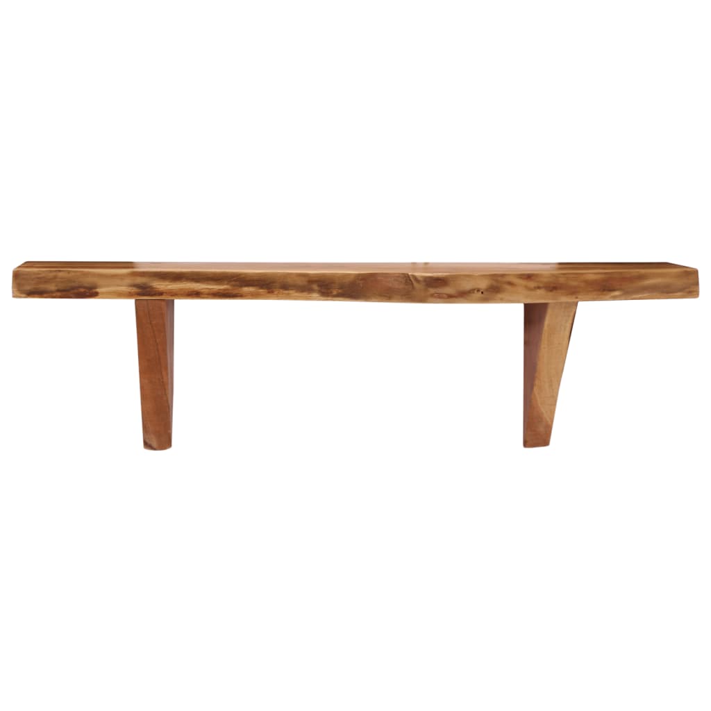 vidaXL Wandregale 2 Stk. 60 x 20 x 18 cm Massivholz Akazie