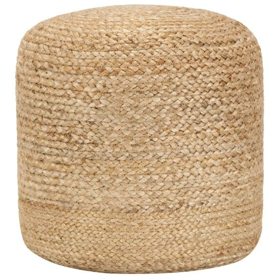vidaXL Handgefertigter Sitzpuff 45 x 30 cm Jute