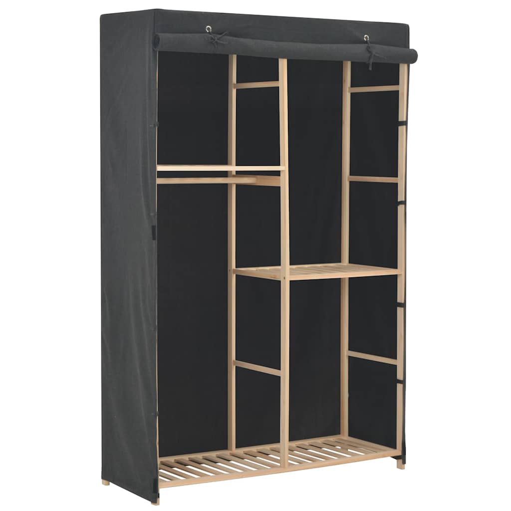 vidaXL Kleiderschrank mit 3 Ebenen 110 x 40 x 170 cm