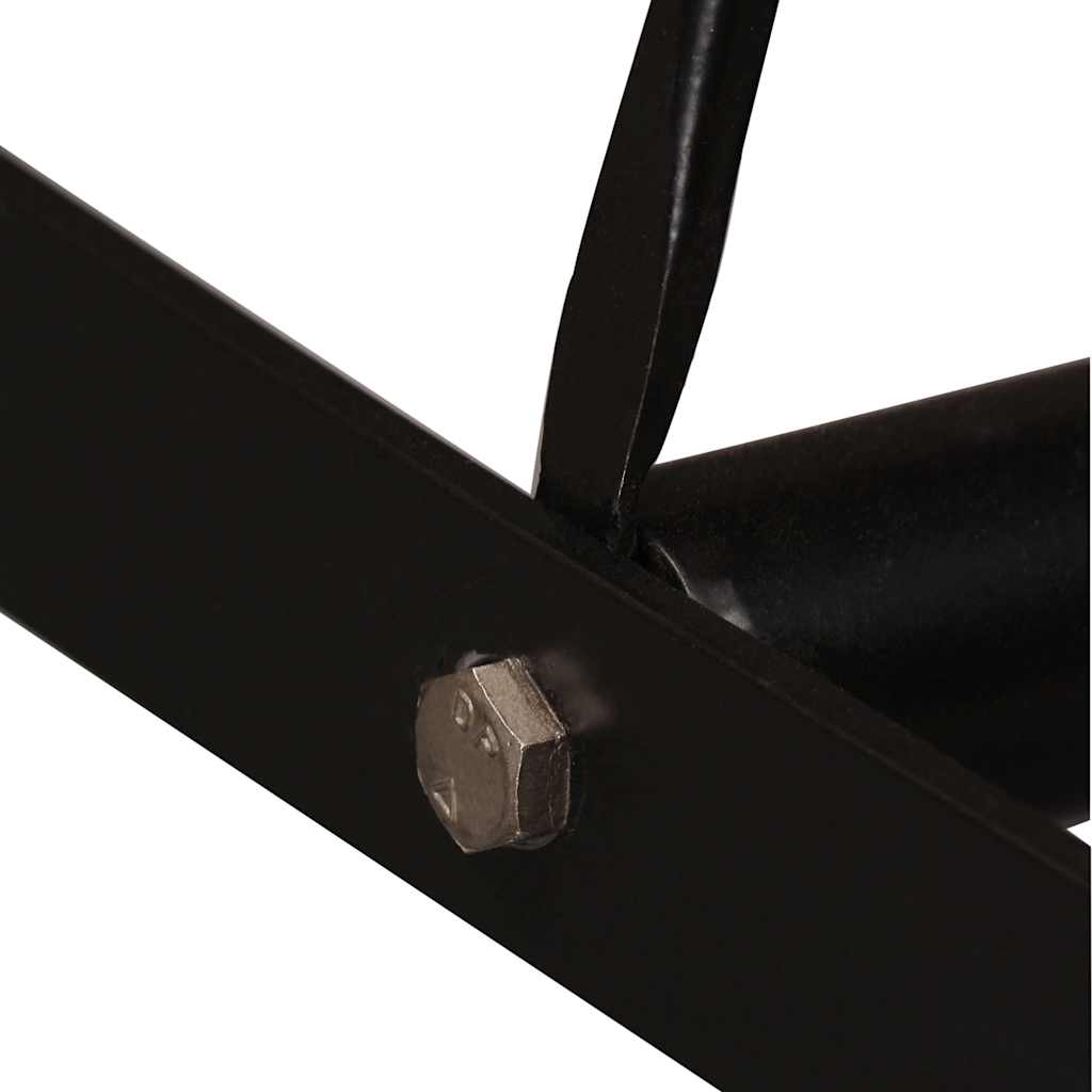 vidaXL Bar-Set 3-tlg. Massivholz Akazie und Echtleder