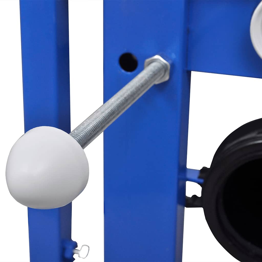 vidaXL Hänge-Toilette mit Einbau-Spülkasten Keramik Weiß