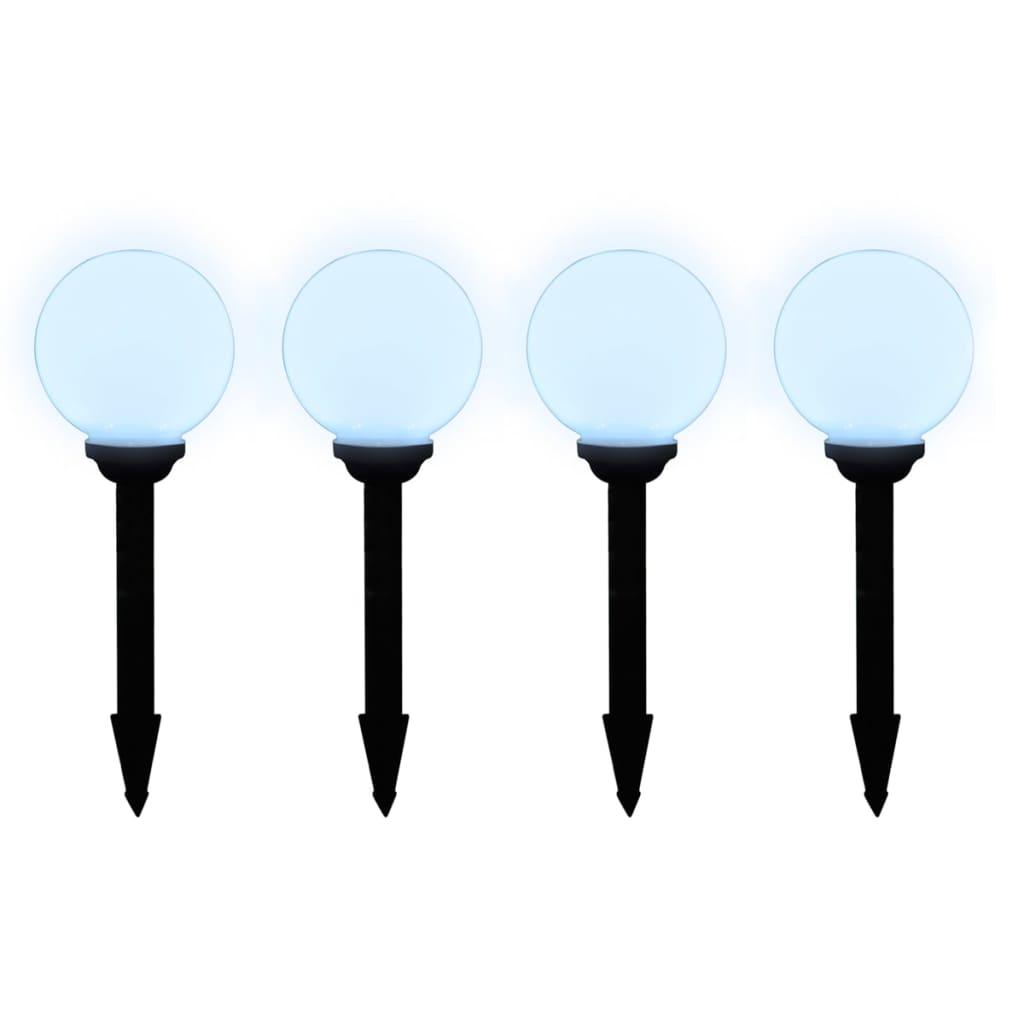 vidaXL Wegeleuchten 8 Stk. LED 15 cm mit Erdspieß