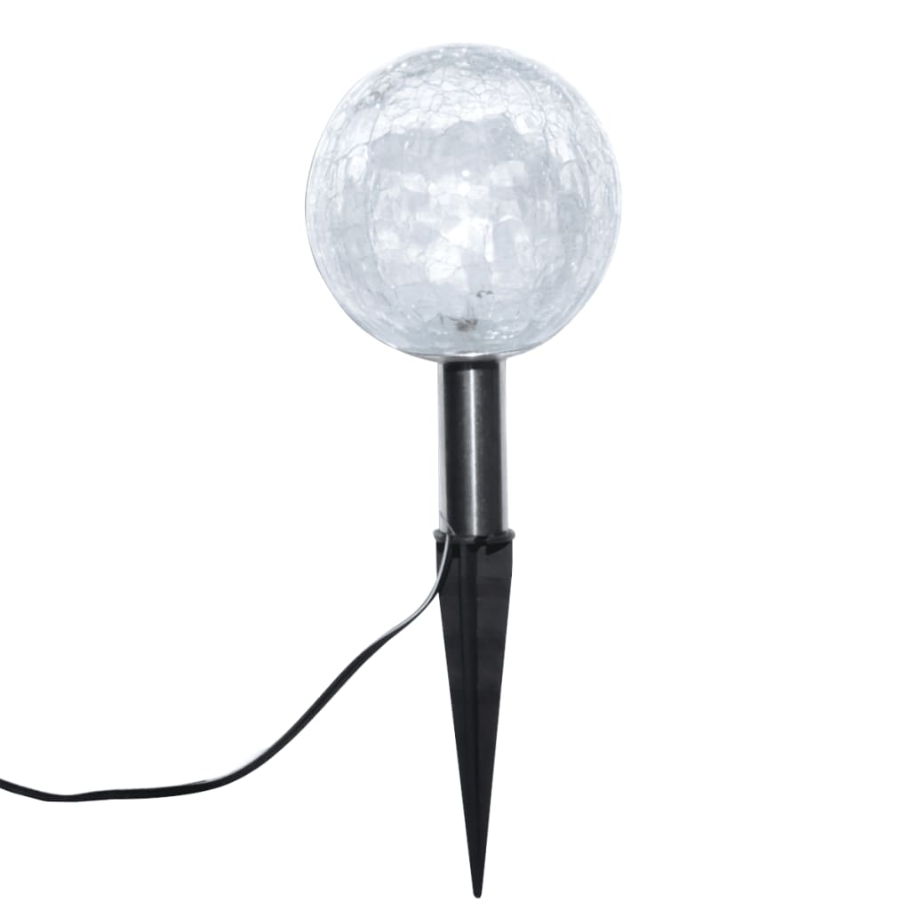 vidaXL Gartenleuchten 6 Stk. LED mit Erdspießen & Solarmodulen