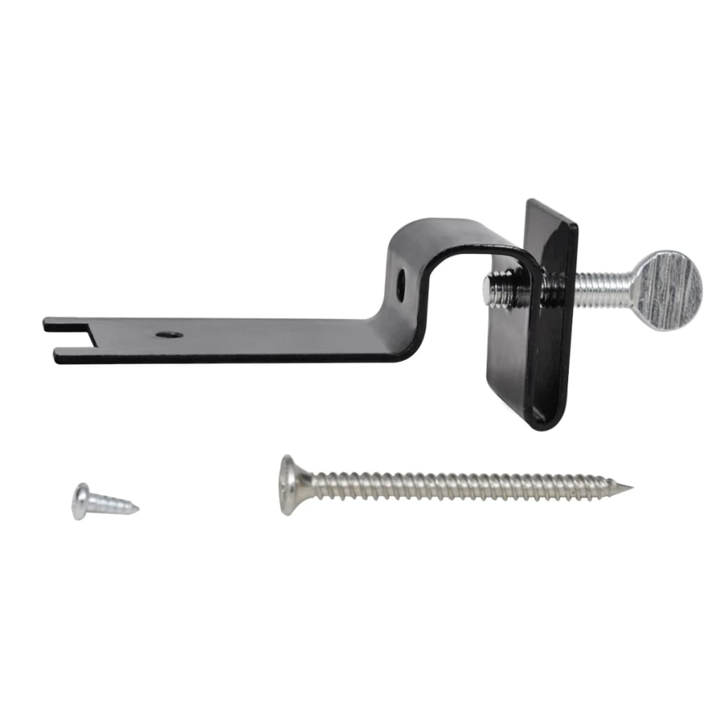 vidaXL Solar-Außenleuchten für Zaun 12 Stk. LED Schwarz