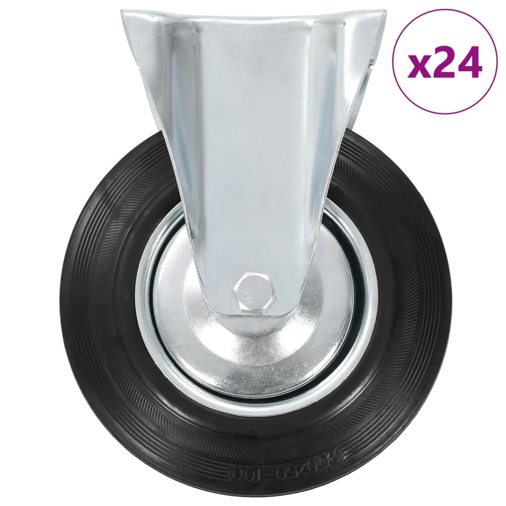 vidaXL Bockrollen 4 Stk. 200 mm