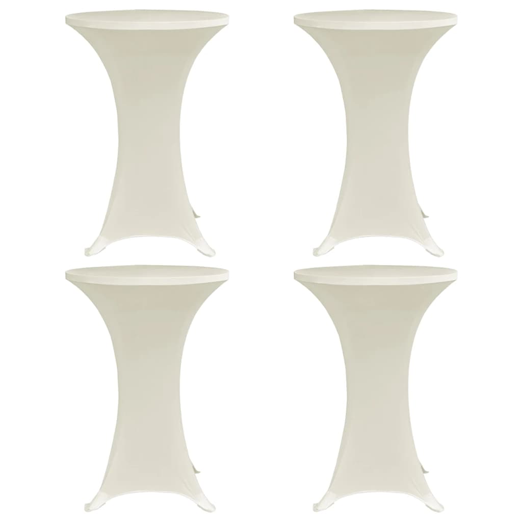 vidaXL Tischhusse Stretchhusse 2 Stk 60 cm Anthrazit