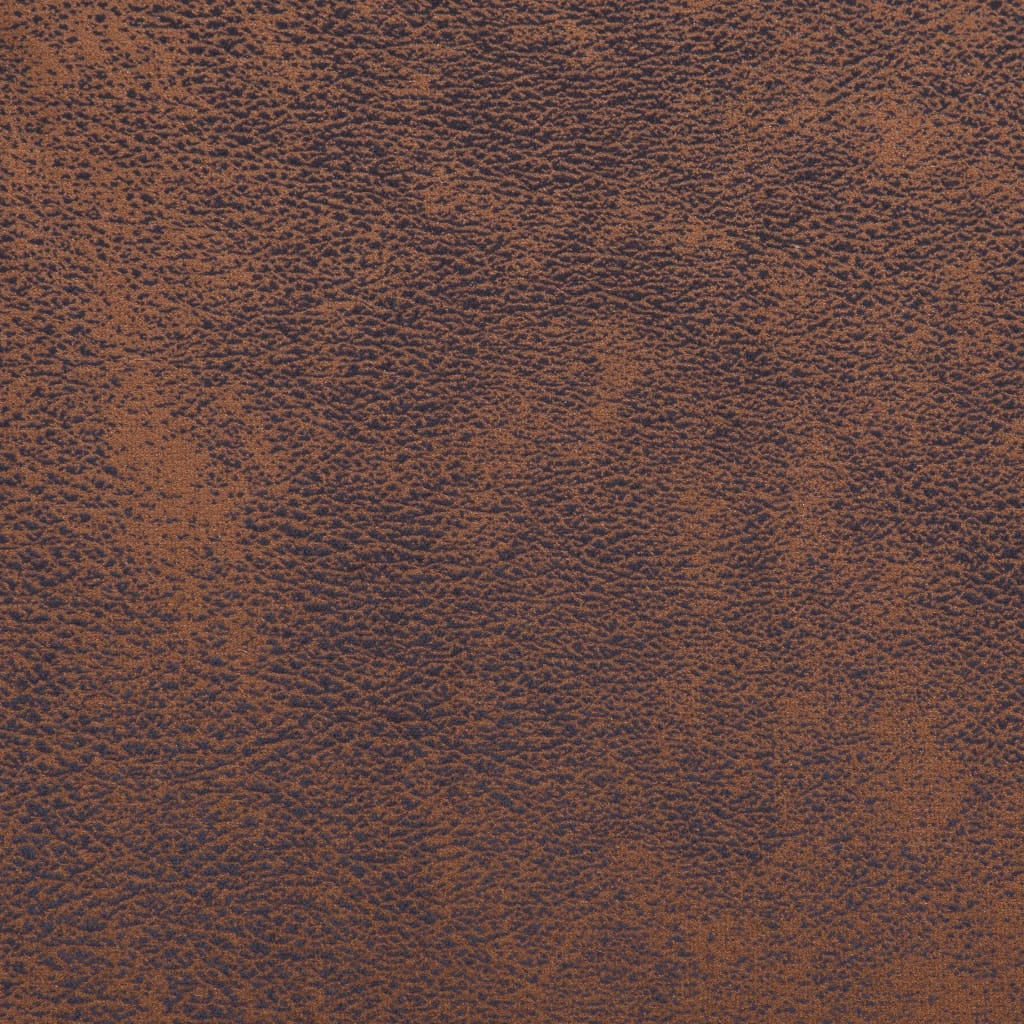 vidaXL Würfel-Sessel Braun Wildleder-Optik