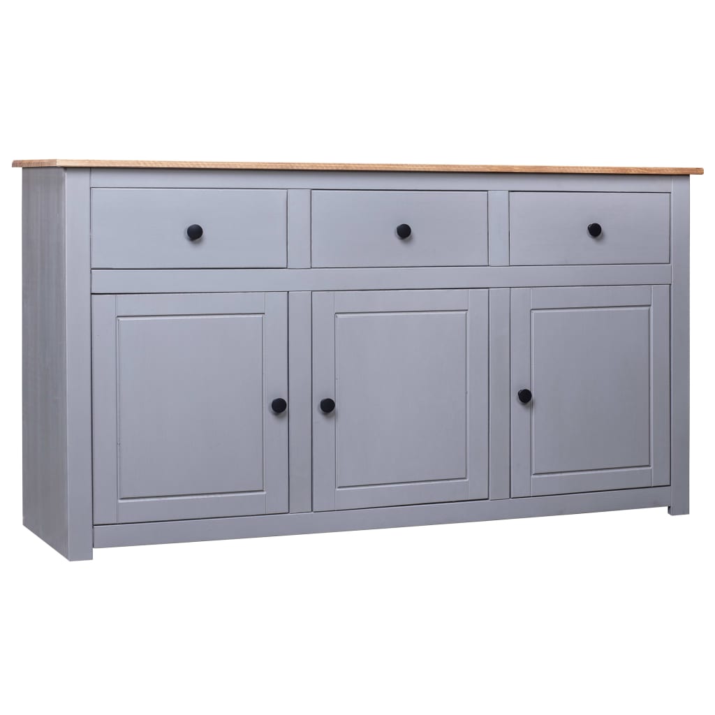 vidaXL Sideboard 135 x 40 x 80 cm Massivholz Panama-Kiefer