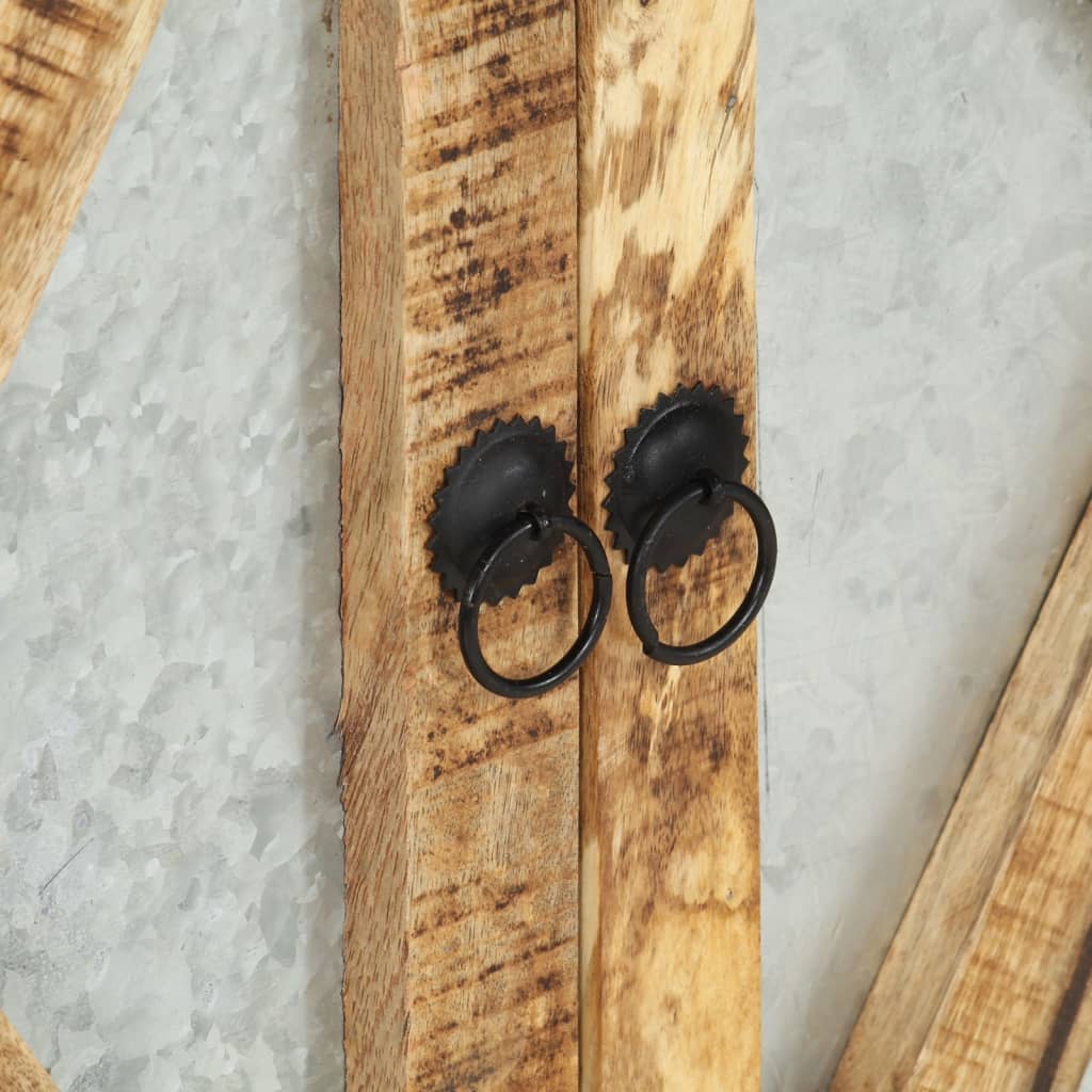 vidaXL Sideboard 80 x 30 x 76 cm Massivholz Mango