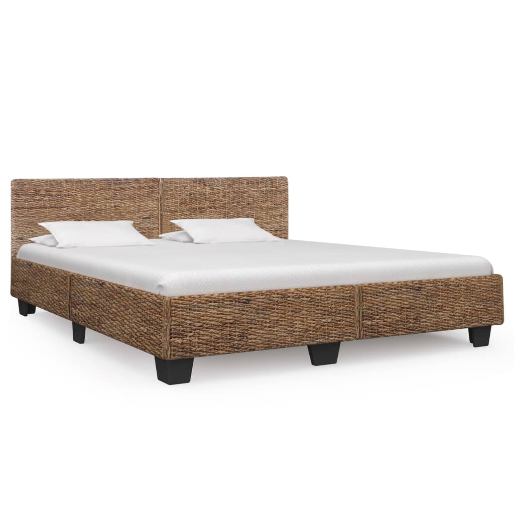 vidaXL Bettrahmen Rattan Handgeflochten 140x200 cm