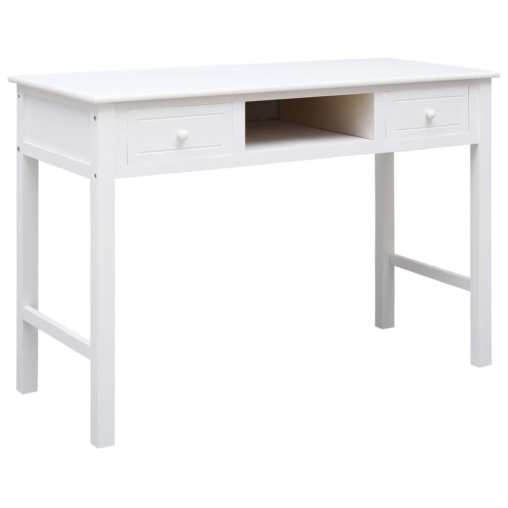 Schreibtisch Grau 110×45×76 cm Holz