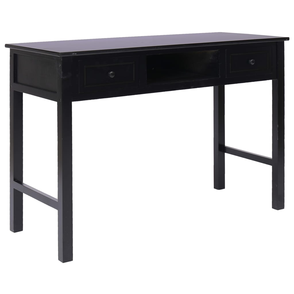 Schreibtisch Grau 110×45×76 cm Holz