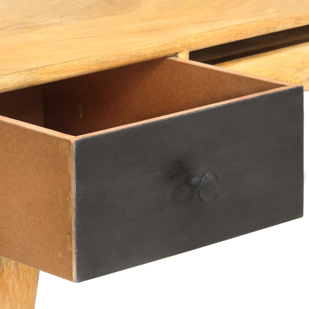vidaXL Schreibtisch mit Schubladen 130 x 50 x 80 cm Massivholz Mango