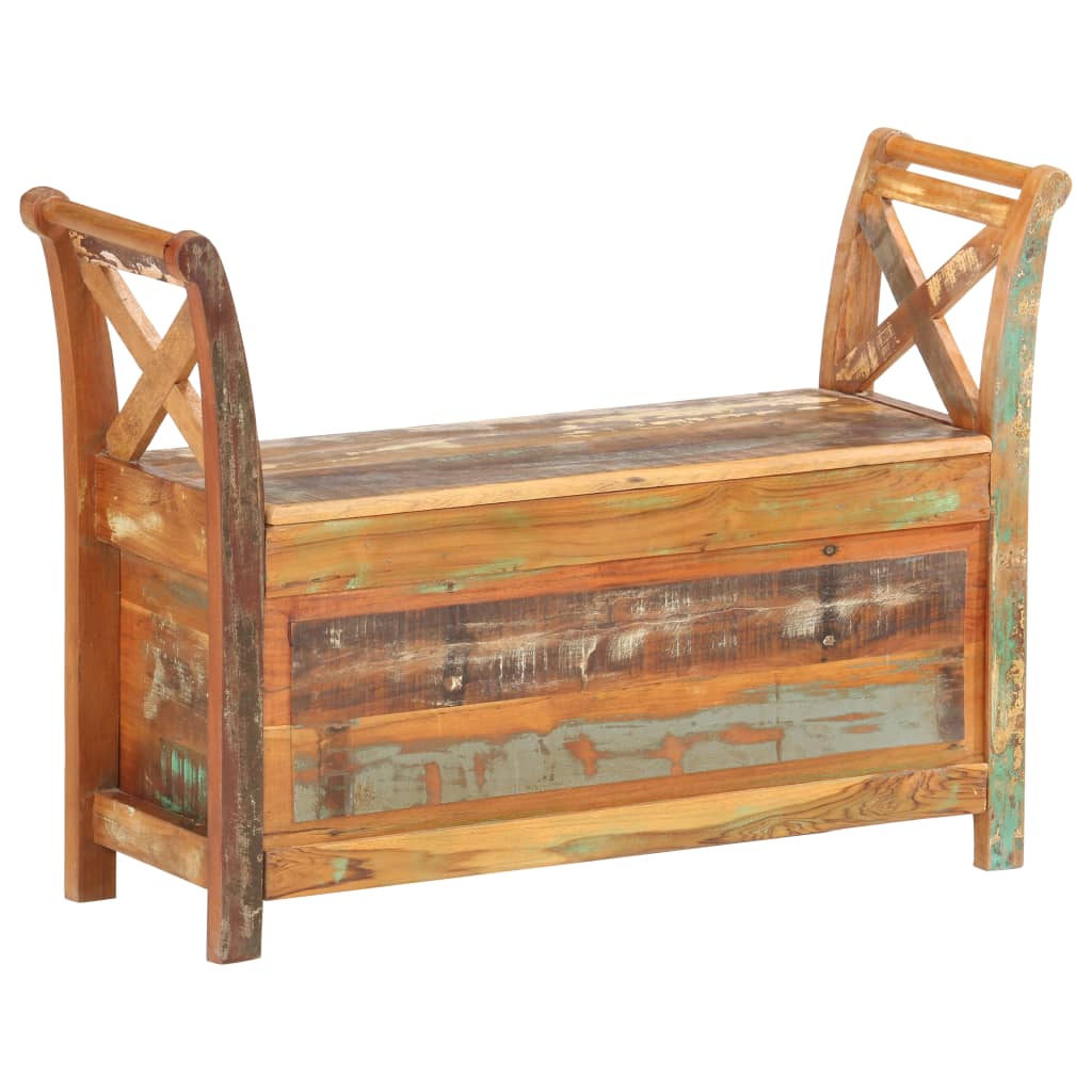 Flurbank 103 x 33 x 72 cm Massivholz Mango