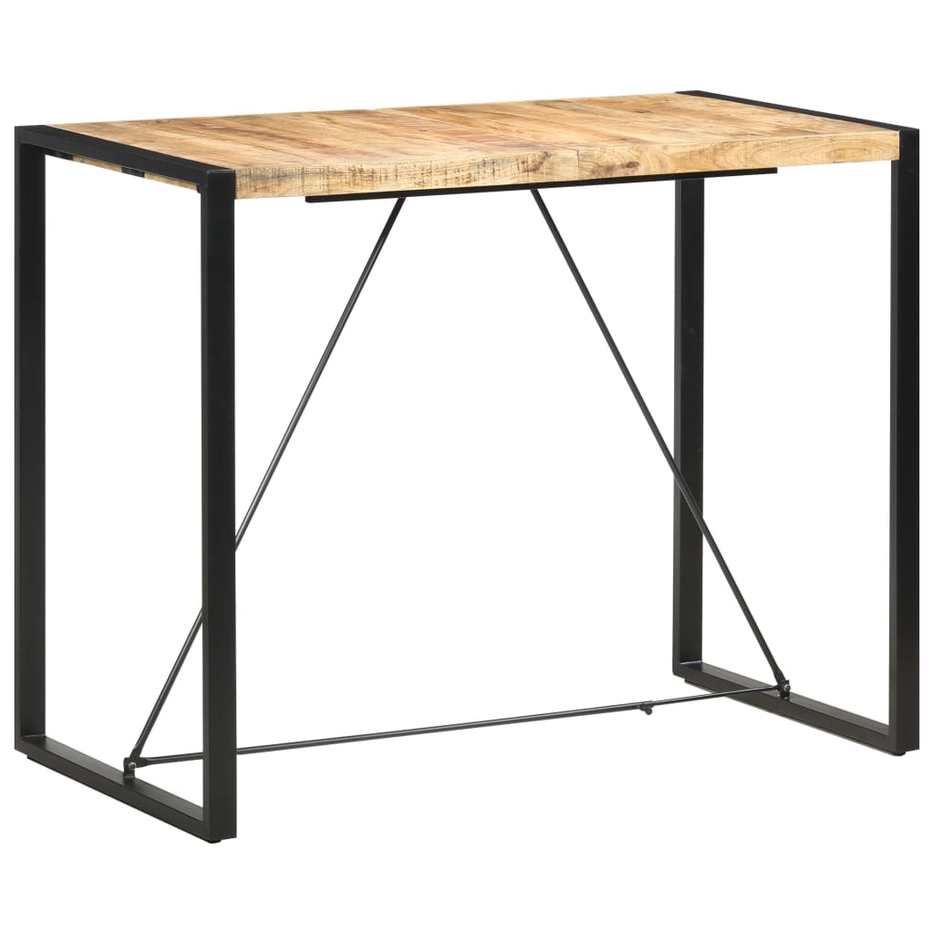Bartisch 110 x 60 x 110 cm Massivholz Mango