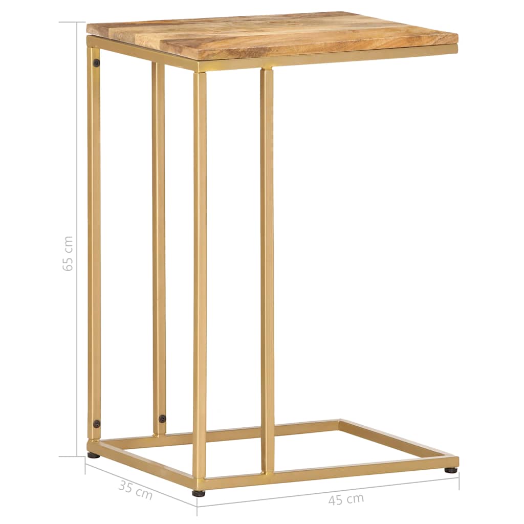 vidaXL Beistelltisch 35x45x65 cm Massivholz Mango