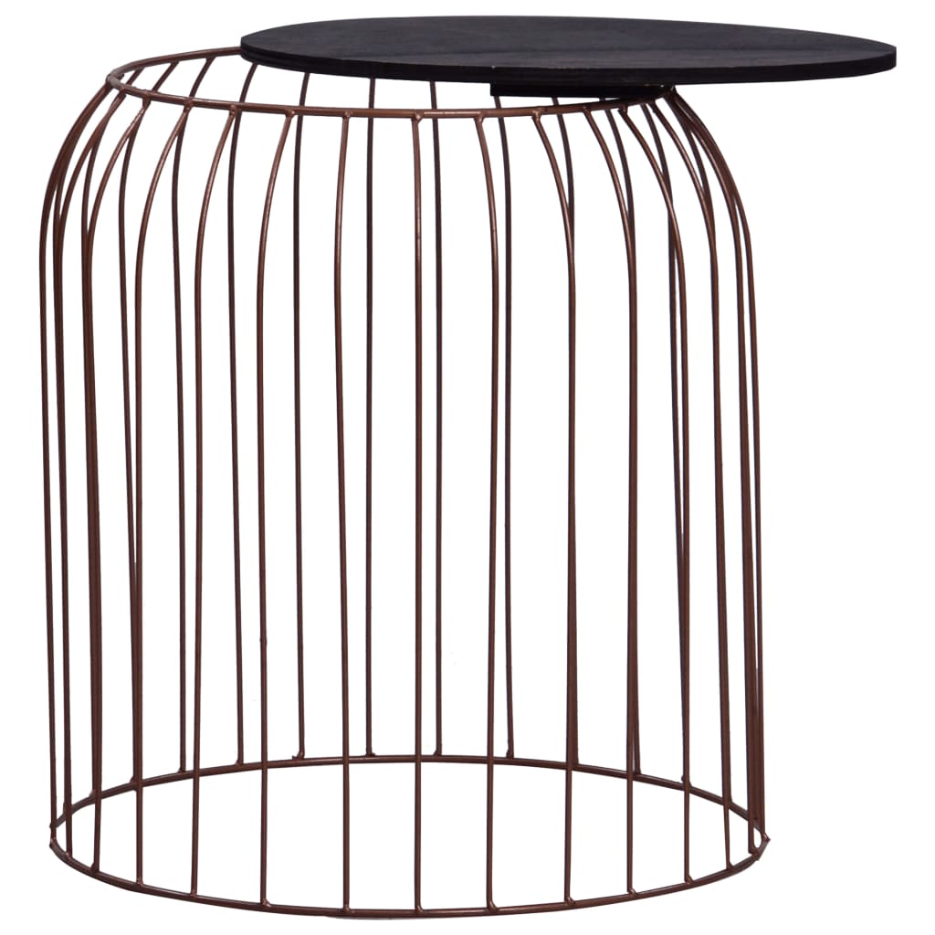 vidaXL Couchtische 3 Stk. Kupferfarben