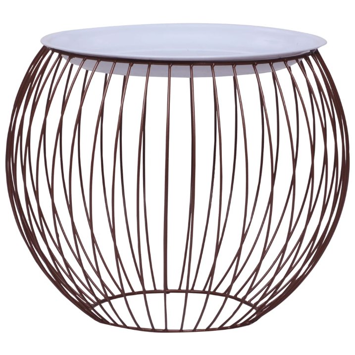 vidaXL Couchtisch Golden Ø 41 cm