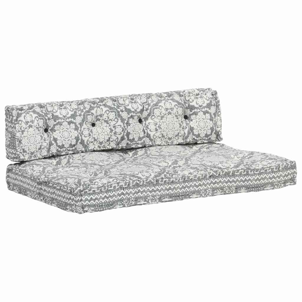 vidaXL Palettensofa-Auflage Mehrfarbig Stoff Patchwork