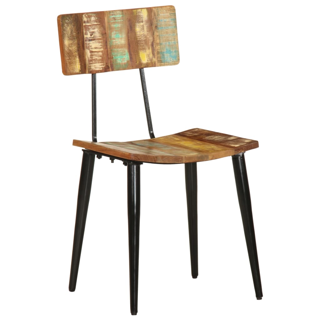 vidaXL Esszimmerstühle 2 Stk. Altholz Massiv