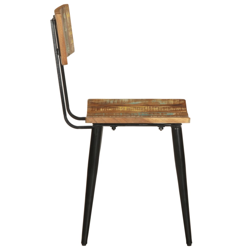 vidaXL Esszimmerstühle 2 Stk. Altholz Massiv