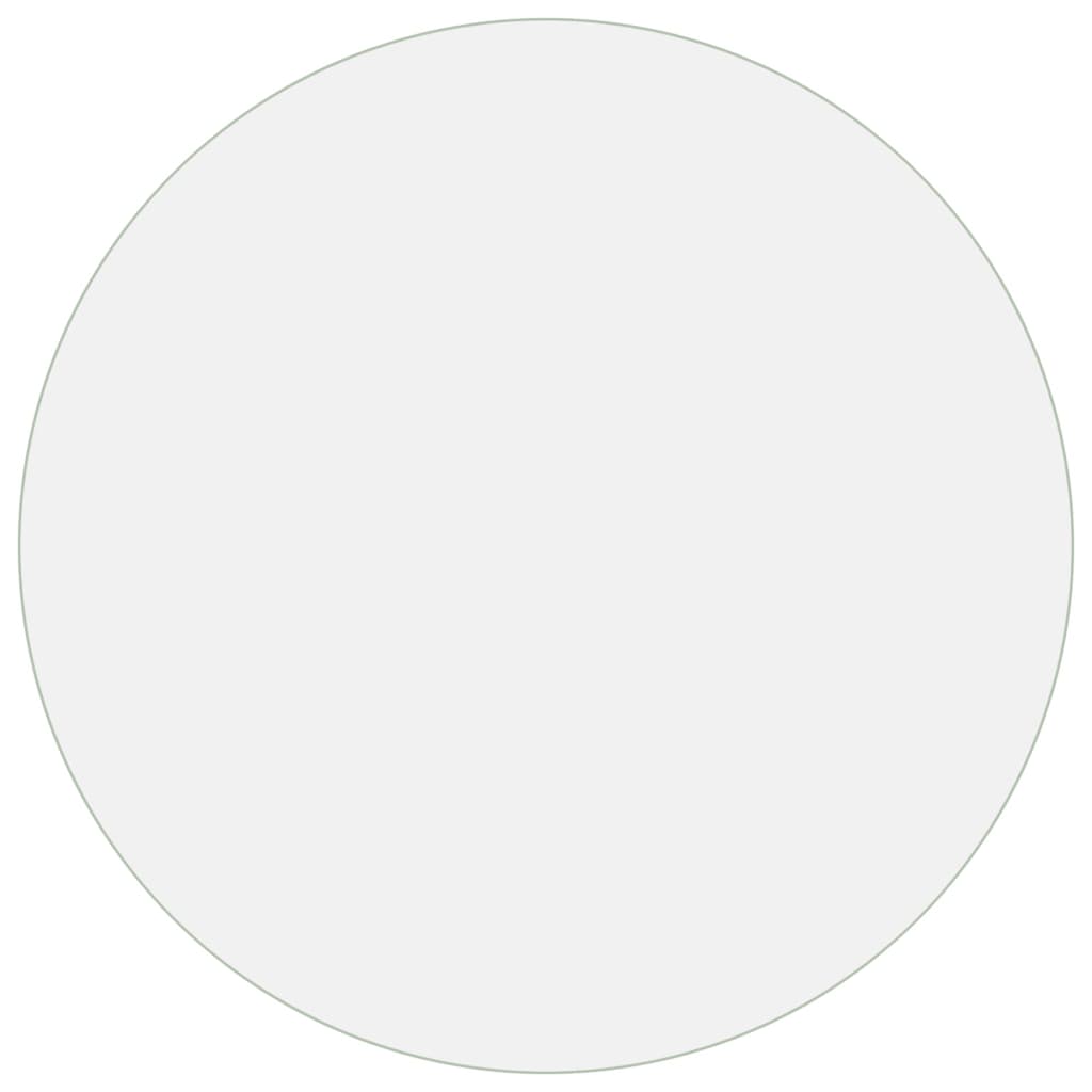 vidaXL Tischfolie Transparent Ø 60 cm 1,6 mm PVC
