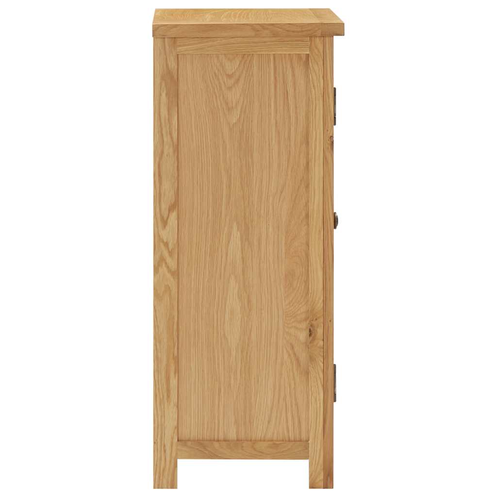 vidaXL Schrank 45x32x85 cm Eiche Massivholz