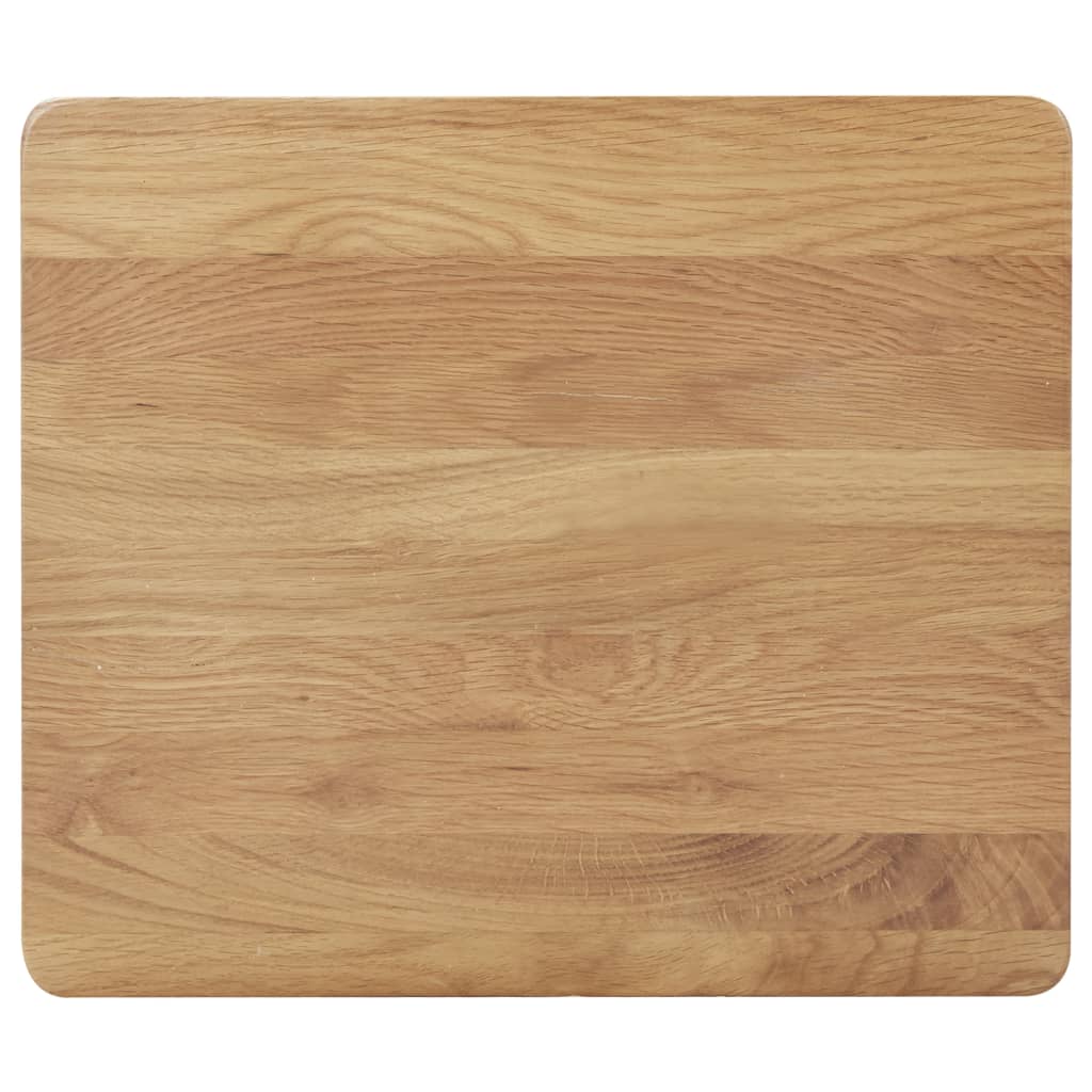 vidaXL Barhocker 2 Stk. Eiche Massivholz