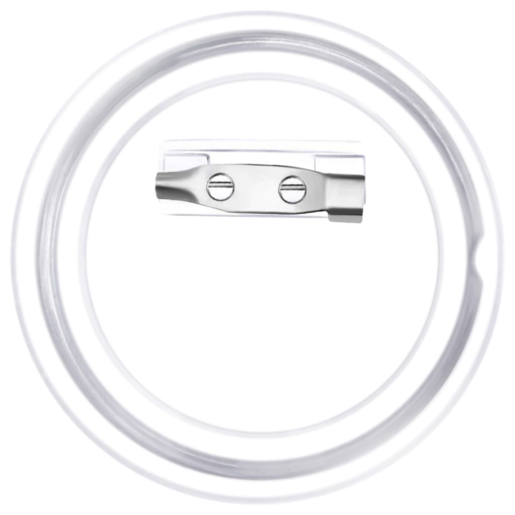 vidaXL Button-Set mit Anstecknadel 100 Stk. Acryl 58 mm