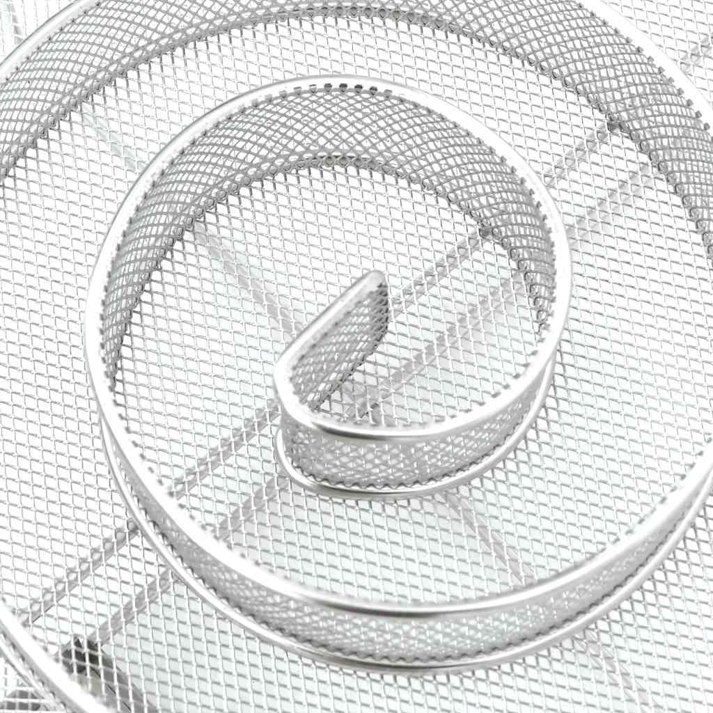 vidaXL Kaltrauchgenerator Rund 19,5 cm Edelstahl