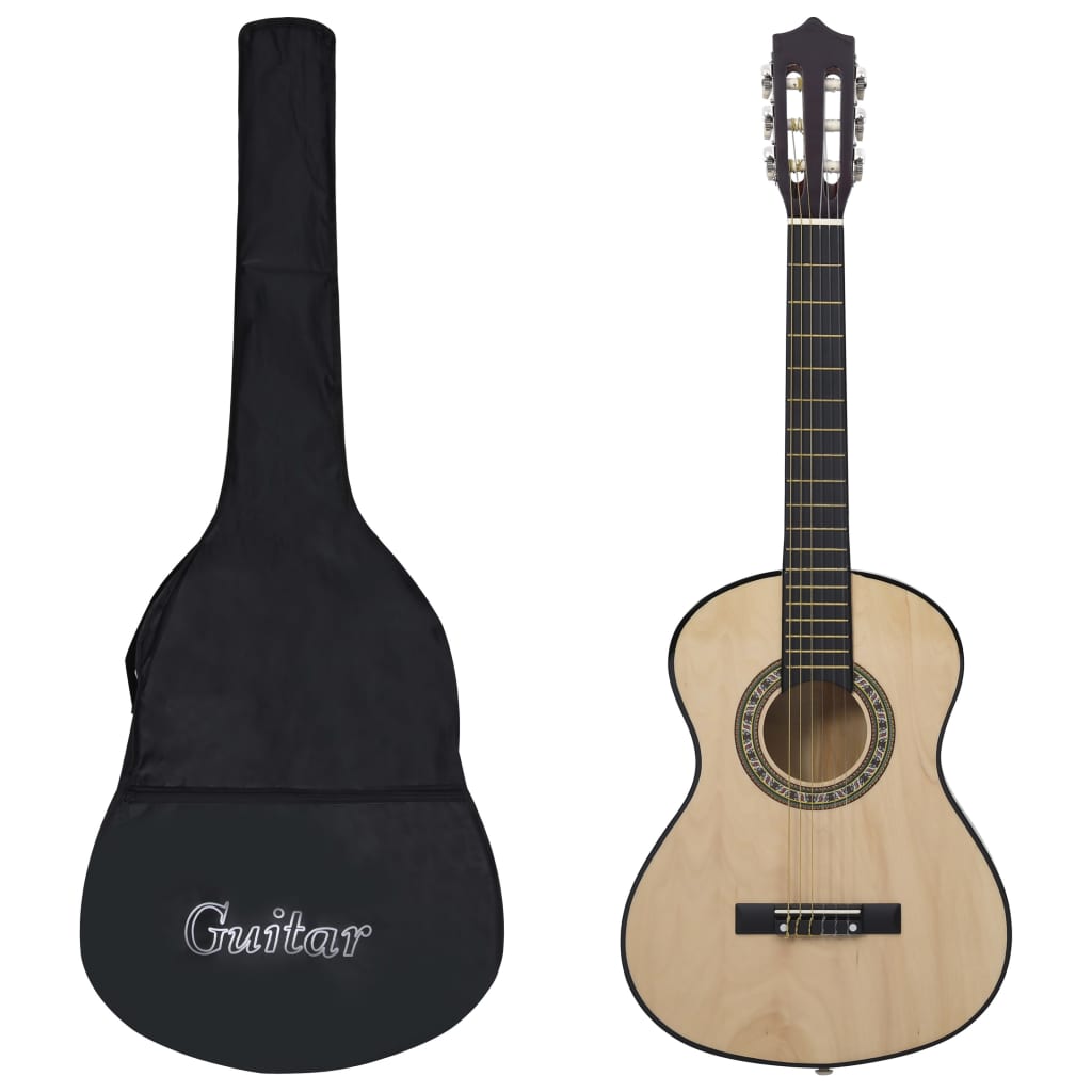 vidaXL Klassikgitarre für Anfänger mit Tasche 4/4 39"
