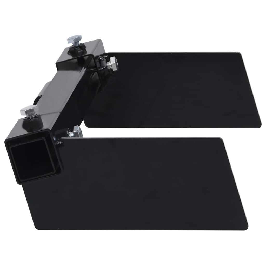 vidaXL Schneeschild für Rasentraktor mit Adapter 100 cm