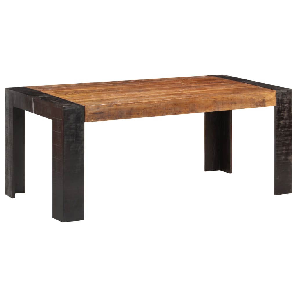 Esstisch 140x70x76 cm Raues Mango-Massivholz