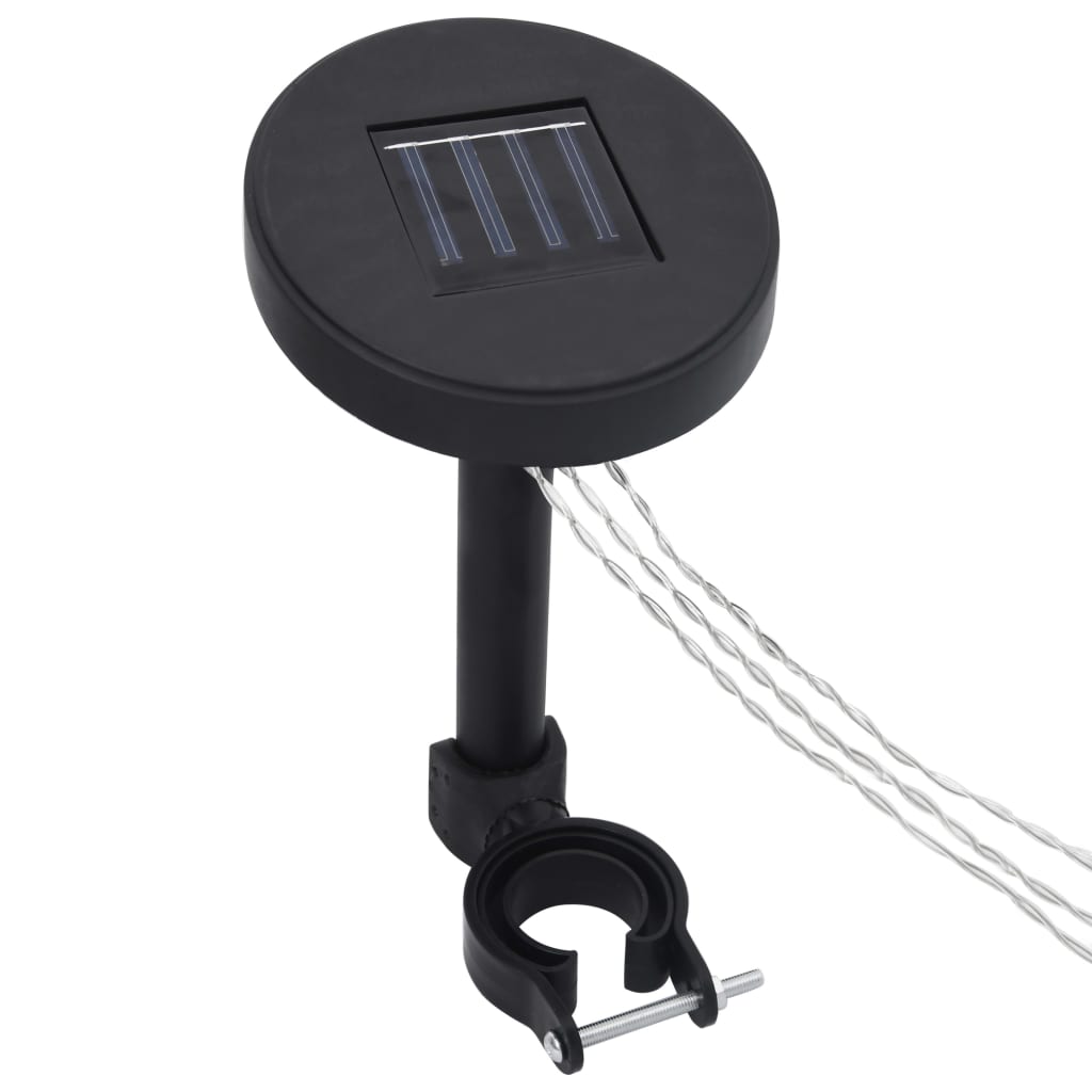 vidaXL Pavillon mit LED-Lichterkette 3x3 m Anthrazit