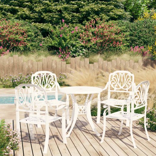 vidaXL 3-tlg. Bistro-Set Aluminiumguss Bronzen