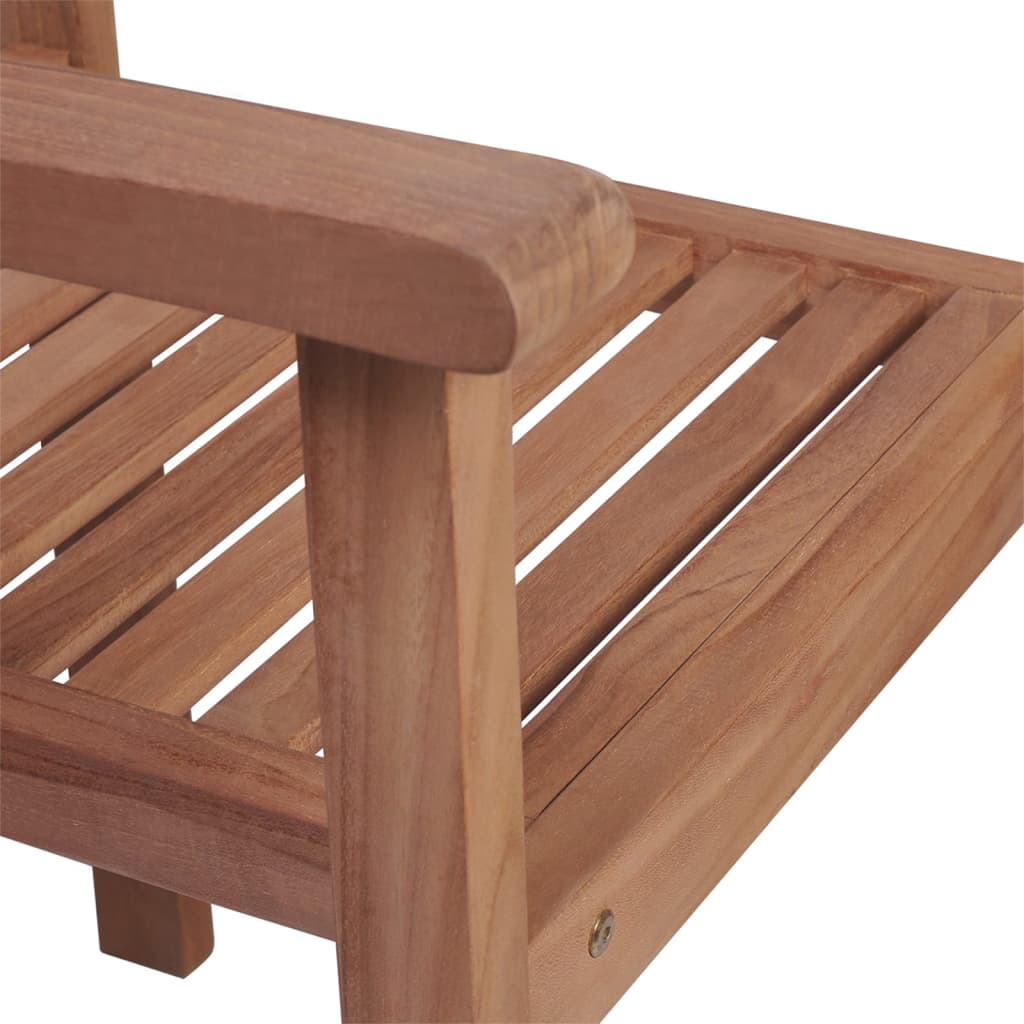 vidaXL Stapelbare Gartenstühle 6 Stk. Massivholz Teak