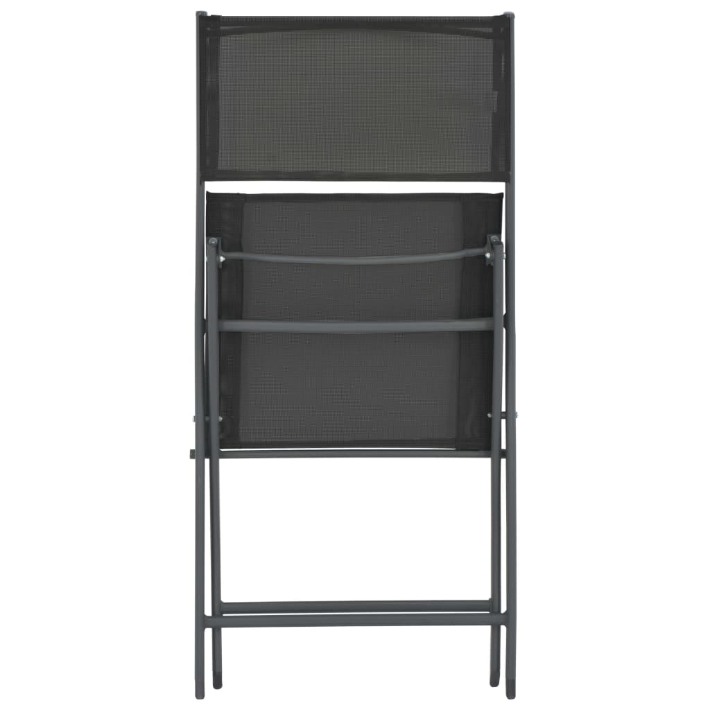 vidaXL 7-tlg. Garten-Essgruppe Stahl