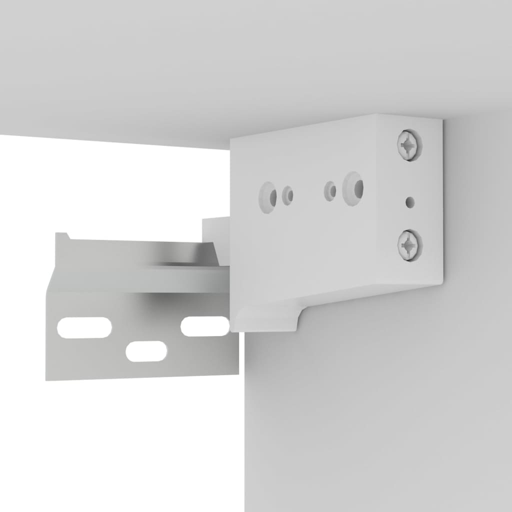 vidaXL 8-tlg. TV-Schrank-Set Weiß Holzwerkstoff