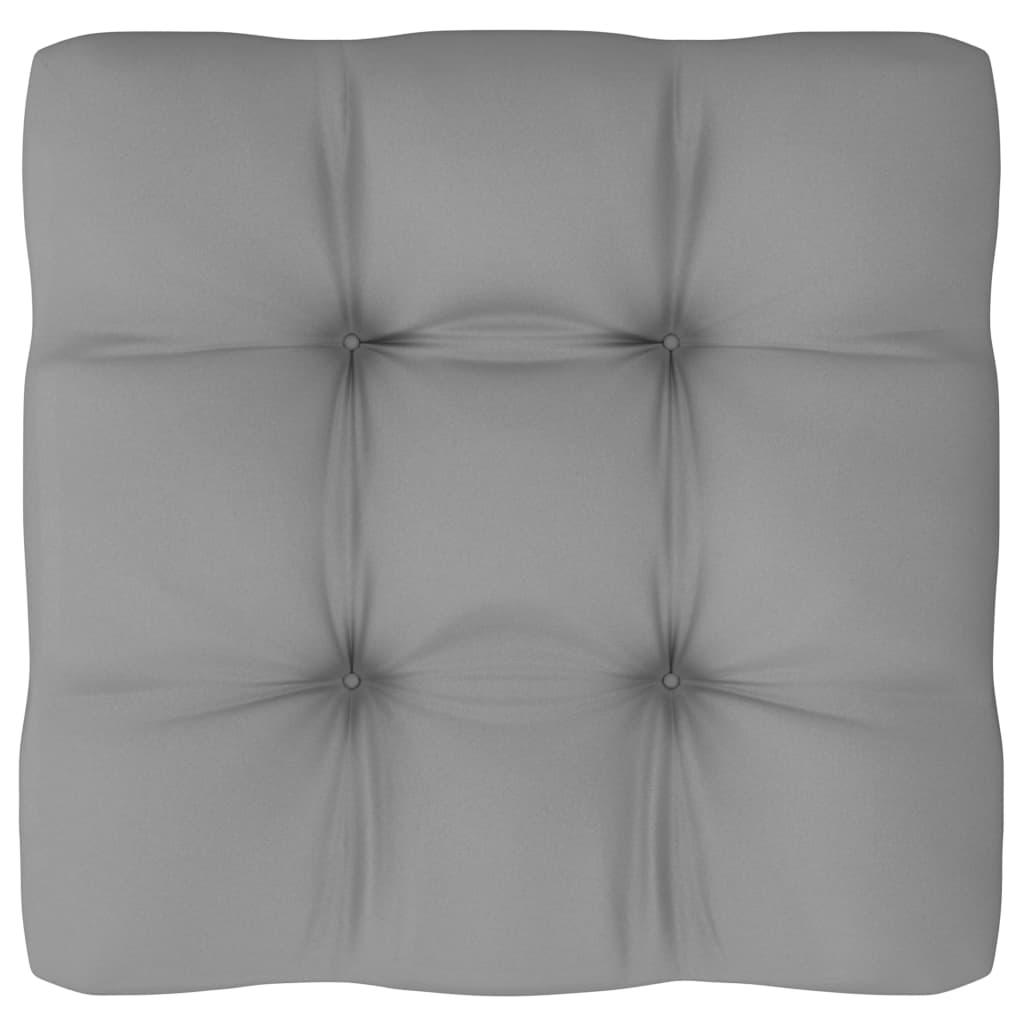 3-tlg. Garten-Lounge-Set mit Kissen Kiefer Massivholz